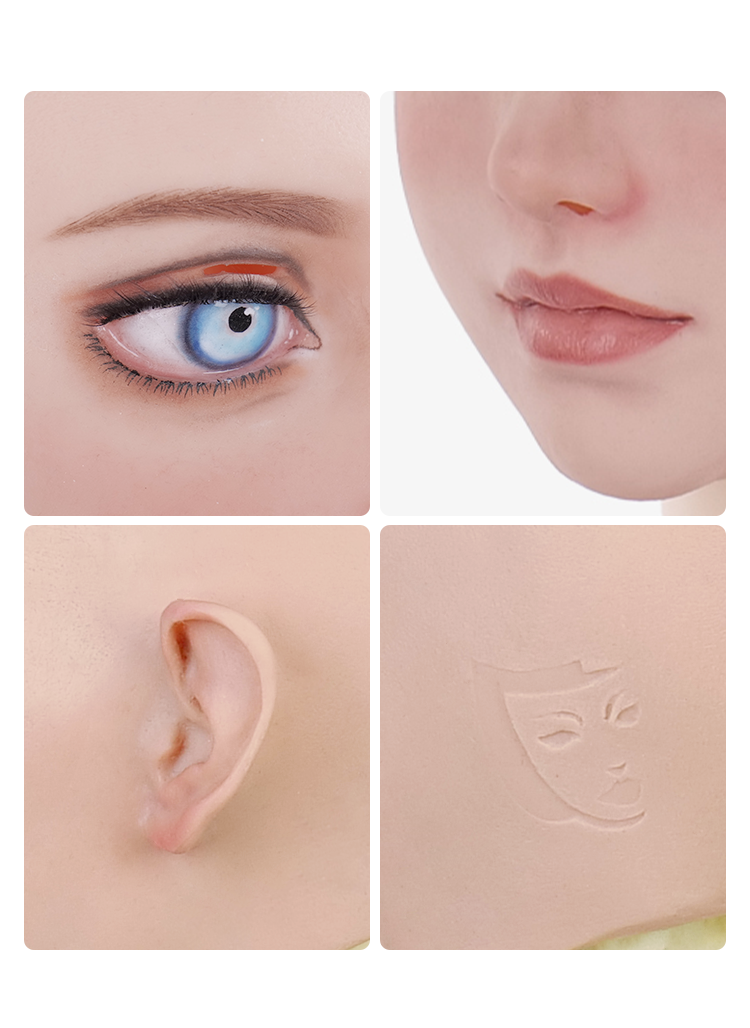 SecondFace F03M M3GAN style doll mask by Inthemask by Moli's, featuring detailed facial design and realistic doll features.