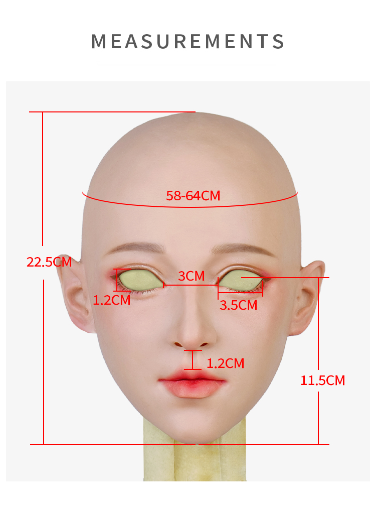 SecondFace | SugarBaby "Invidia" Silicone Female Mask F02S - InTheMask by Moli's