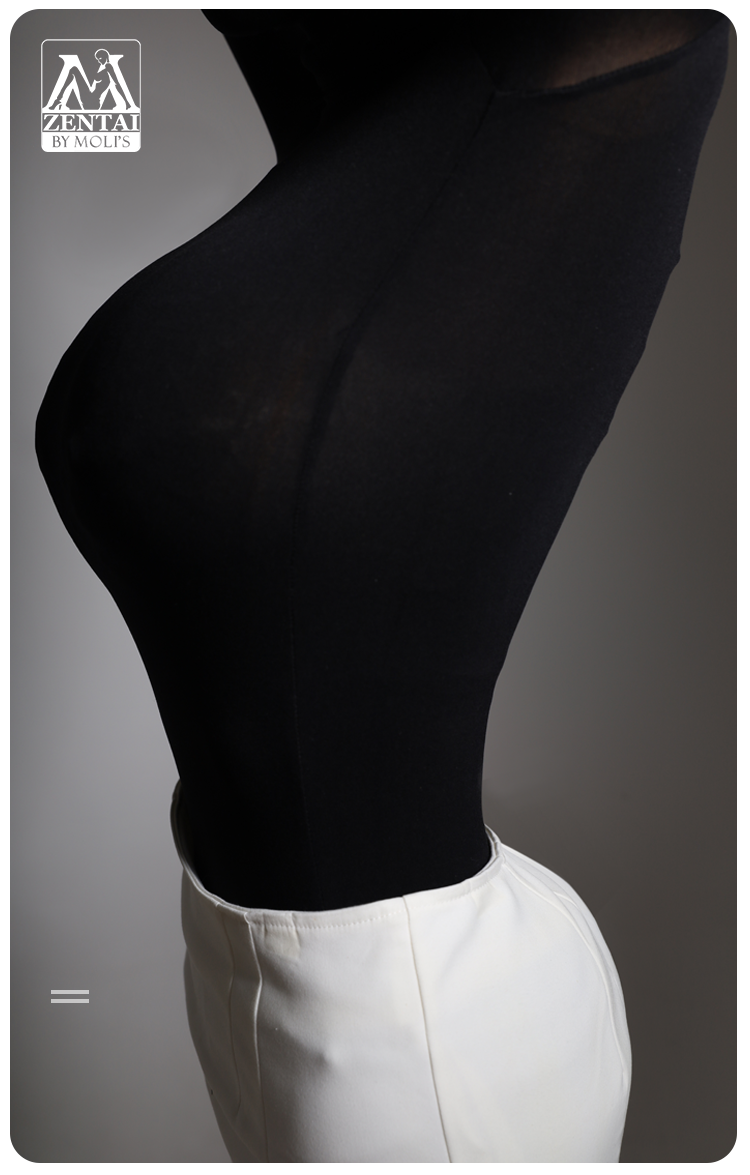 Black velvet Zentai suit from the CLASSIC Series by Molis Zentai, showcasing a sleek, form-fitting full-body costume in black velvet.