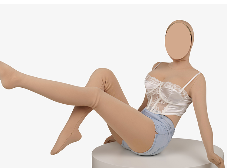 InTheMask by MOLIS second-generation 12800D ultra thick seam-reduced Zentai suit for Kigurumi, shown in a close-up view.