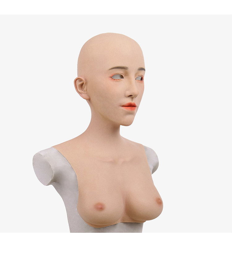 MoliFX | “Linglong” Taoyao Makeup | The Oriental Beauty Female Mask with Breasts C Cup X04C - InTheMask by Moli's