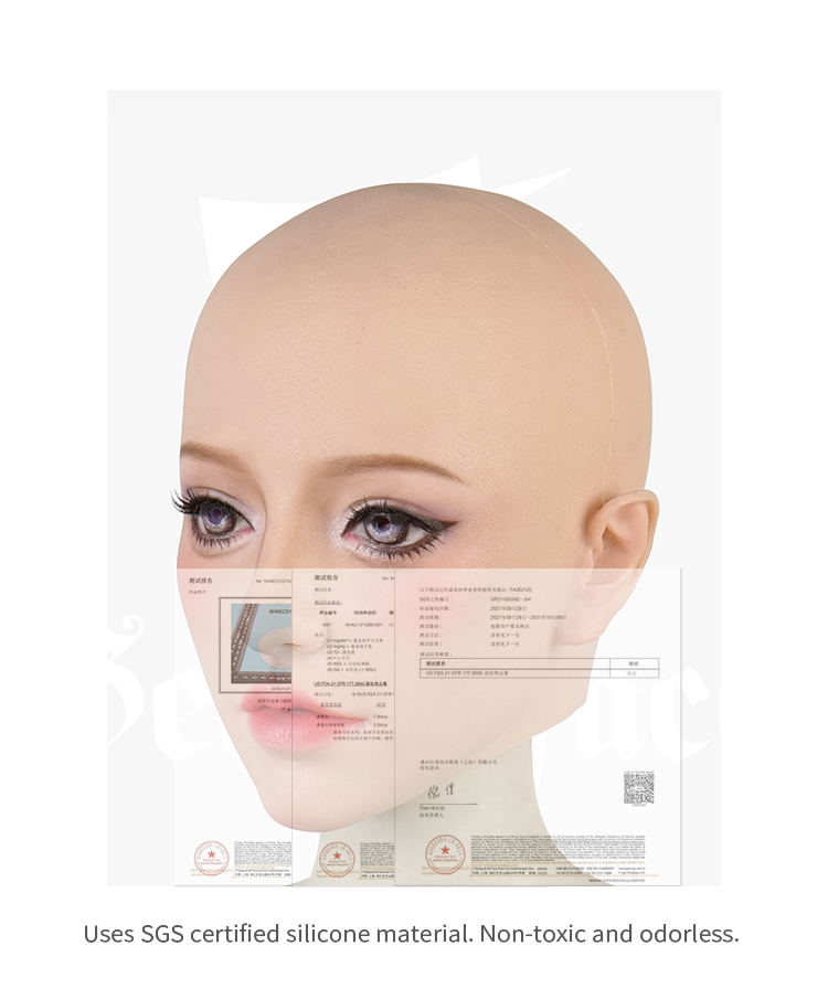 SecondFace by MoliFX | "Acedia The Sloth“ Goddess Makeup Female Mask by The 7 Deadly Sins F05G - InTheMask by Moli's