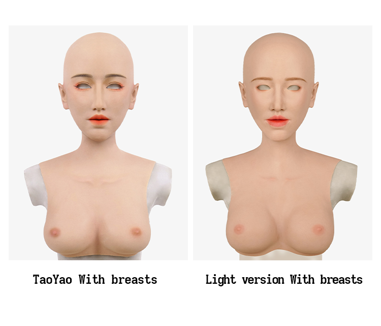 MoliFX | “Linglong” LL06 Makeup | The Oriental Beauty Female Mask with Breasts C Cup - InTheMask by Moli's