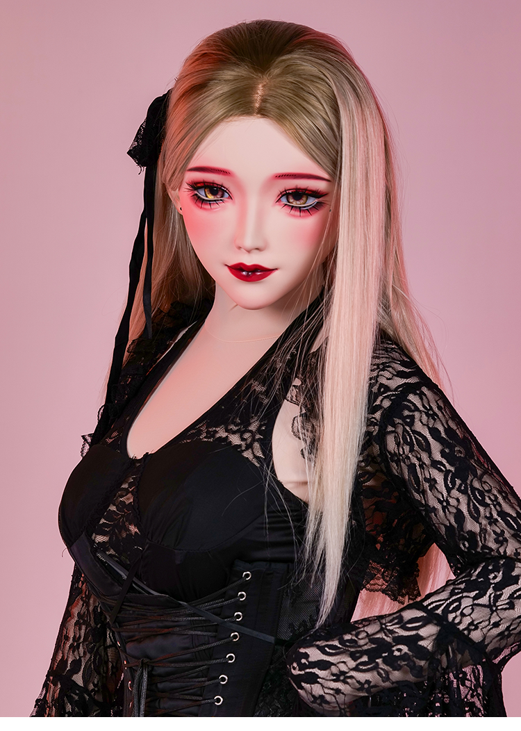 Muse Ear Locks Doll Mask by BlacKCat from InTheMask by MOLIS, featuring detailed doll face design with ear lock details.