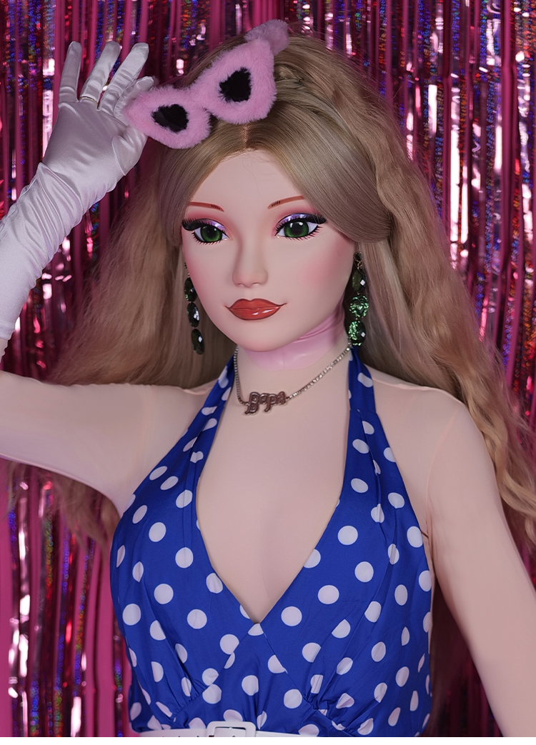 All New Barbie doll mask by InTheMask featuring a gag, latex hood, and detailed design for immersive costume use.