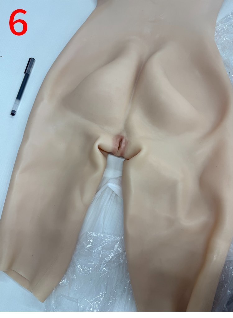 #6【Flash Sale 39% OFF】Zero Touch New "Petit" Brand New Silicone Female Bodysuit with Padded Girdle G Cup - InTheMask by Moli's