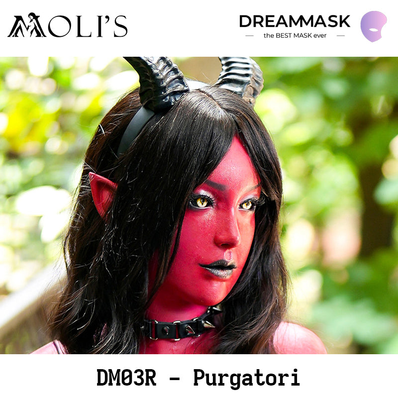 “DM03R – Purgatori Desire” Mask Makeup Red Series - InTheMask by Moli's