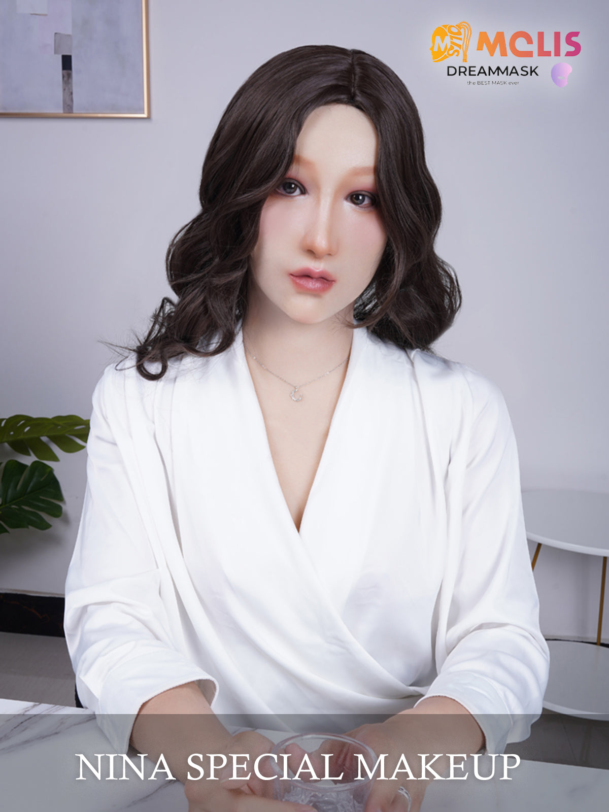 "Nina" The Silicone Mask Special Makeup Version - InTheMask by Moli's