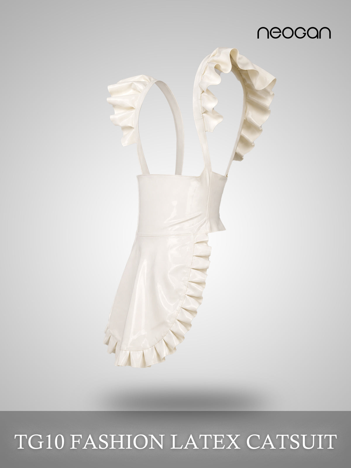 NEOGAN TG10 Asymmetric Latex Maid Suit (3-Piece Set)