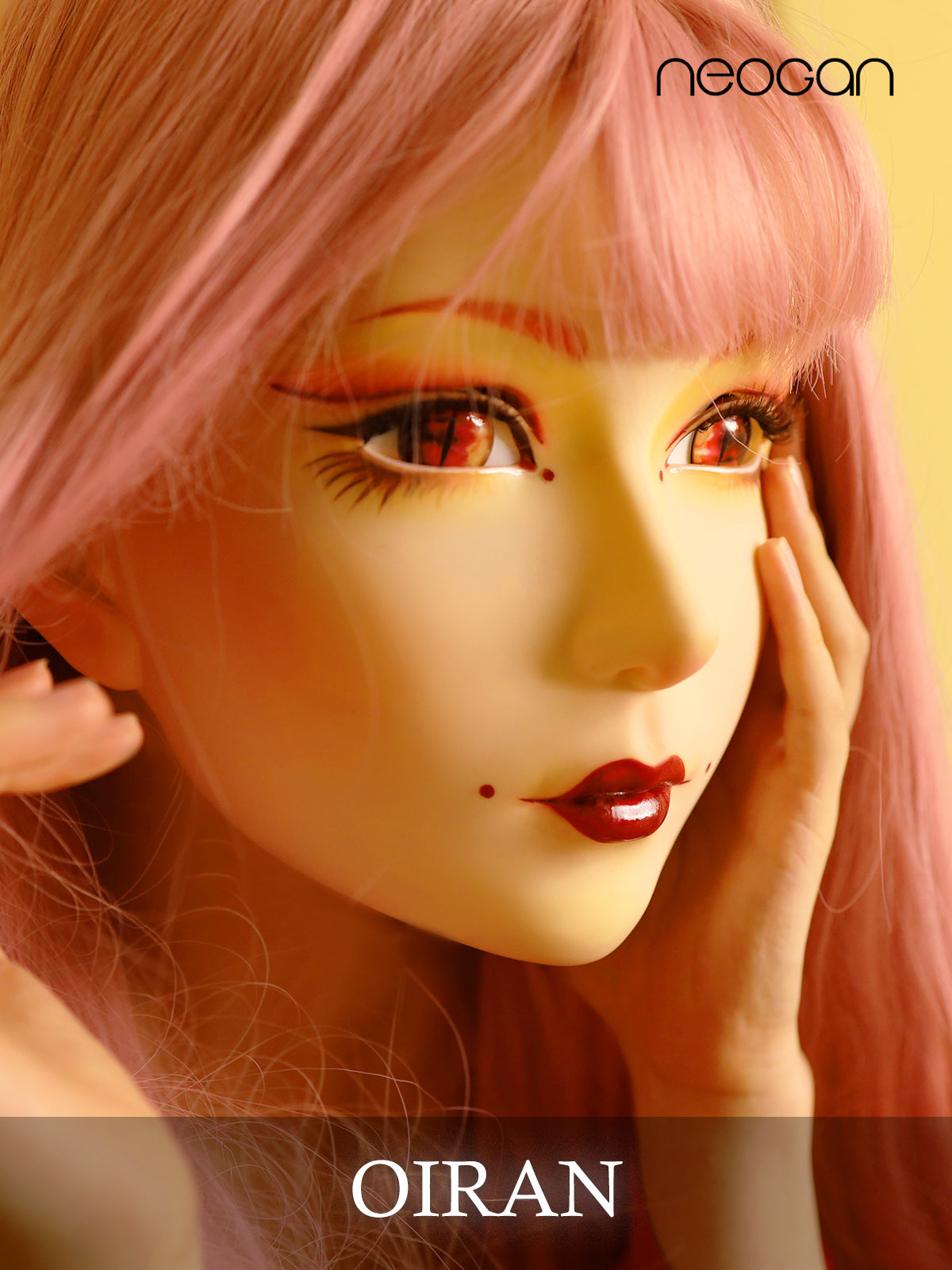 InTheMask by MOLIS Furgie "Oiran" Special Version gagged female doll mask, detailed with traditional Japanese-inspired design.