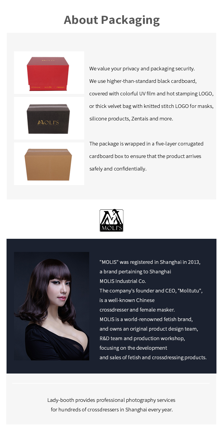 MoliFX | “Linglong” LL06 Makeup | The Oriental Beauty Female Mask with Breasts C Cup - InTheMask by Moli's