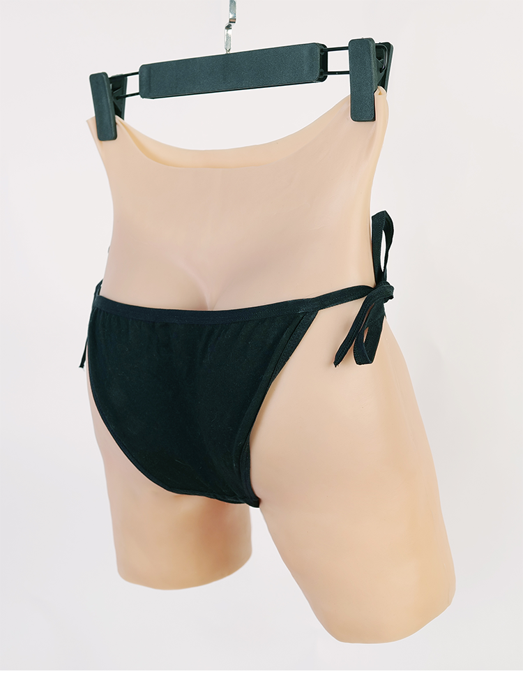 "Cheryl"Prosthetic Silicone Female Vagina Pant Penetrable with Tube - InTheMask by Moli's