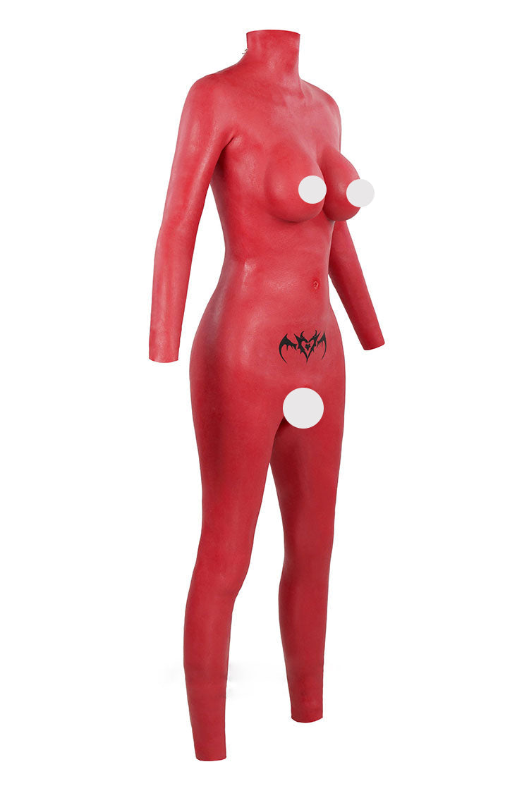 InTheMask by MOLIS DM03R Purgatori and bodysuit set, featuring a detailed costume with red and black accents and intricate design.
