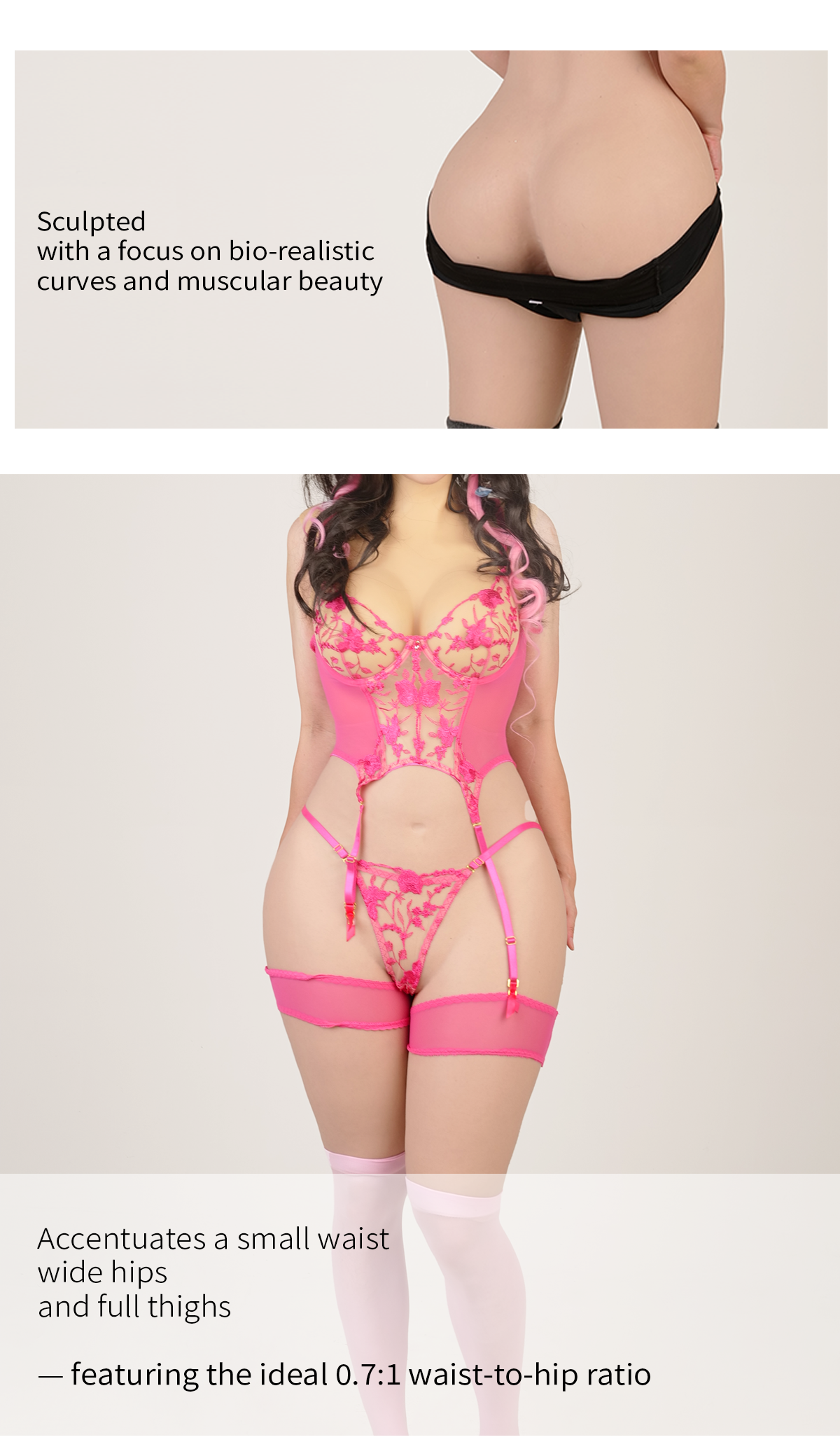 InTheMask by MOLIS Kim4 Ultimate Bimbo Girdle Pant in black, featuring high-waisted design and smooth fabric for a sleek fit.