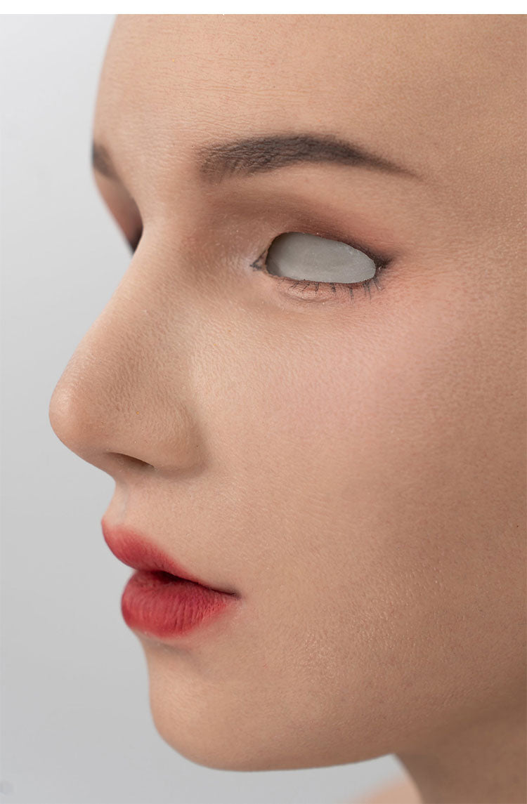 InTheMask MOLIS Vanilla Real Mask Normal Version, close-up of the soft, creamy vanilla-colored face mask with smooth texture.