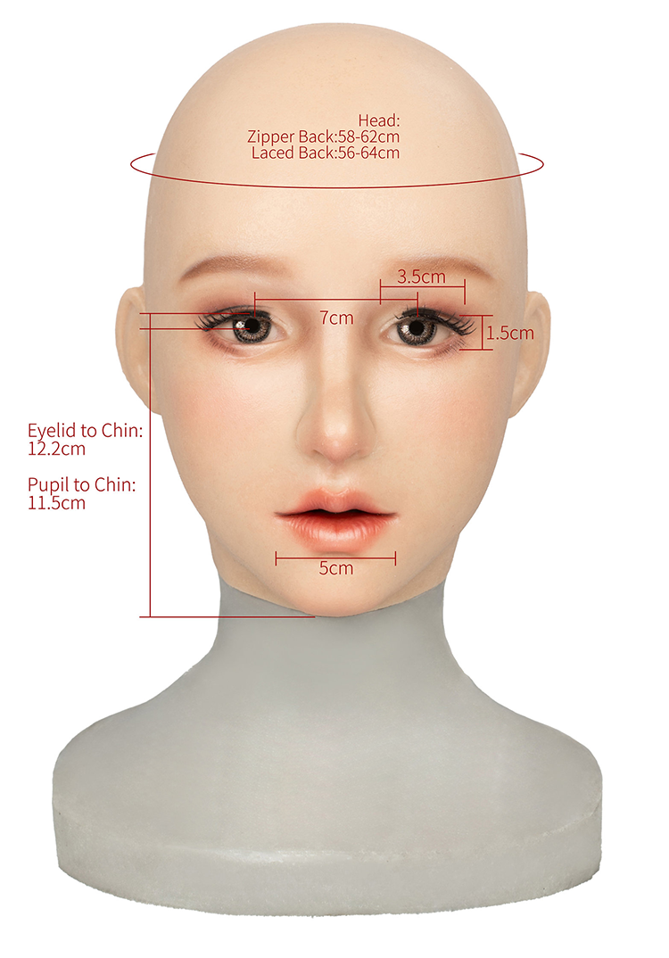 Ching05 Normal Version Silicone Doll Mask - InTheMask by Moli's