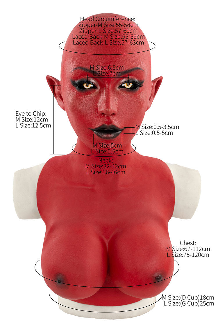 “DM03R – Purgatori Desire” Mask Makeup Red Series