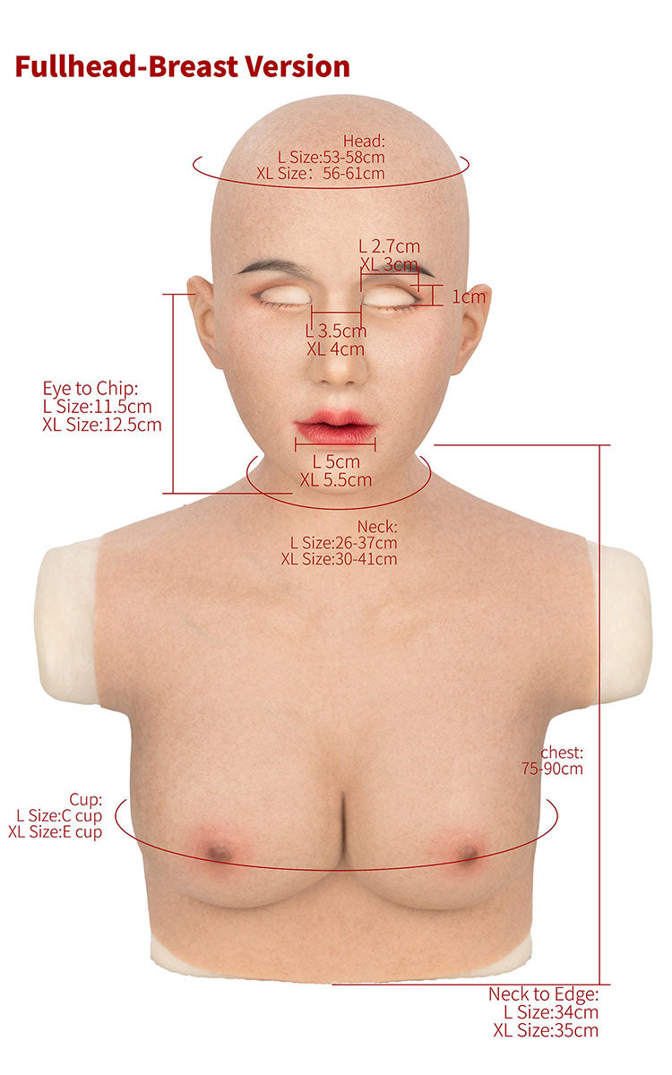 InTheMask by MOLIS M30SR Vanilla Real Mask Premium Version with detailed design, cream color, and sleek packaging.