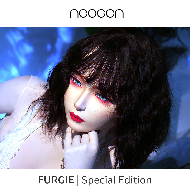 “Furgie” Limited Edition | Female Doll Mask With Latex Hood Special Makeup D01S