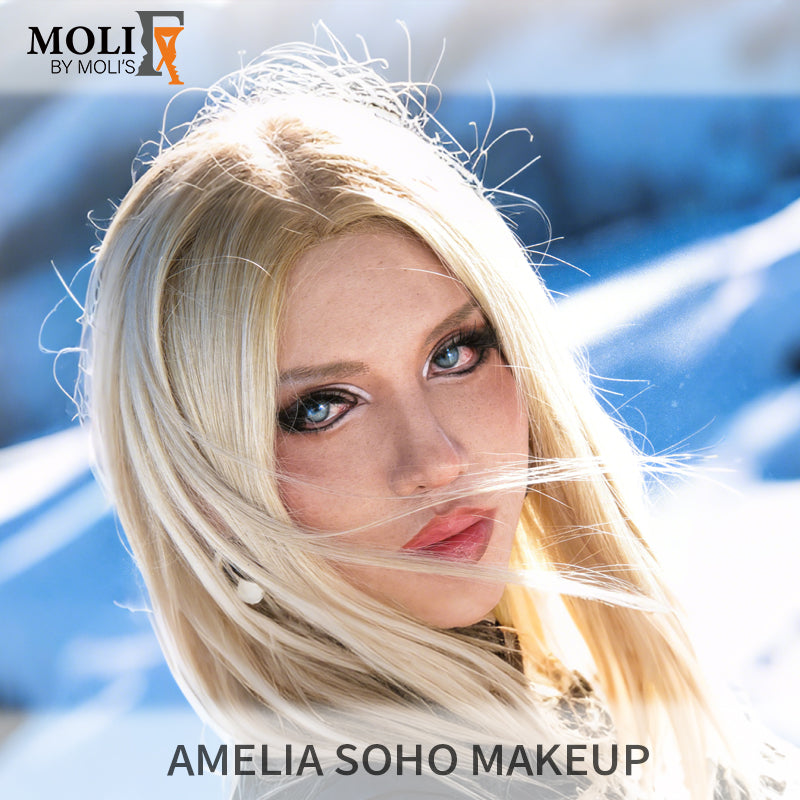 Amelia "Soho Makeup" SFX-Level Silicone Female Mask by MoliFX