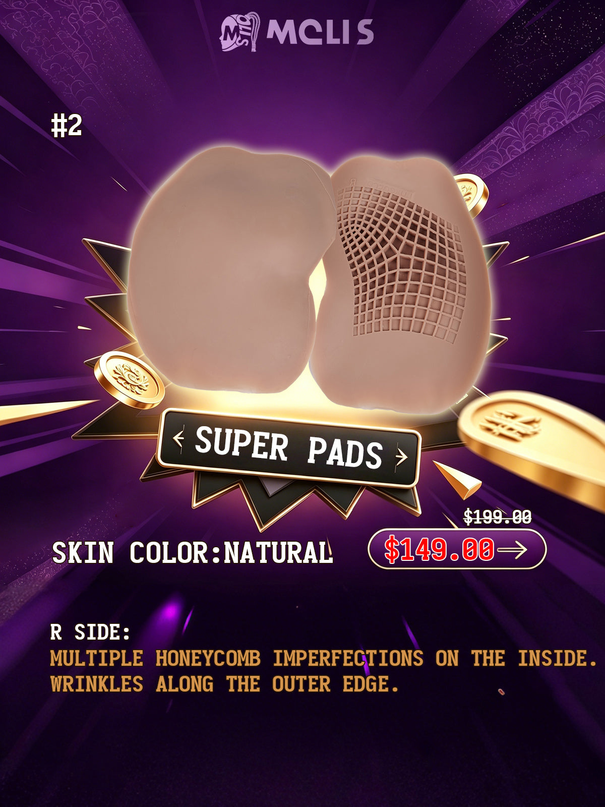 【Flash Sale 25% OFF】"Super Pads" for Hip Padding and Girdle Enhancement by Luxentra | Kigurumi & Drag