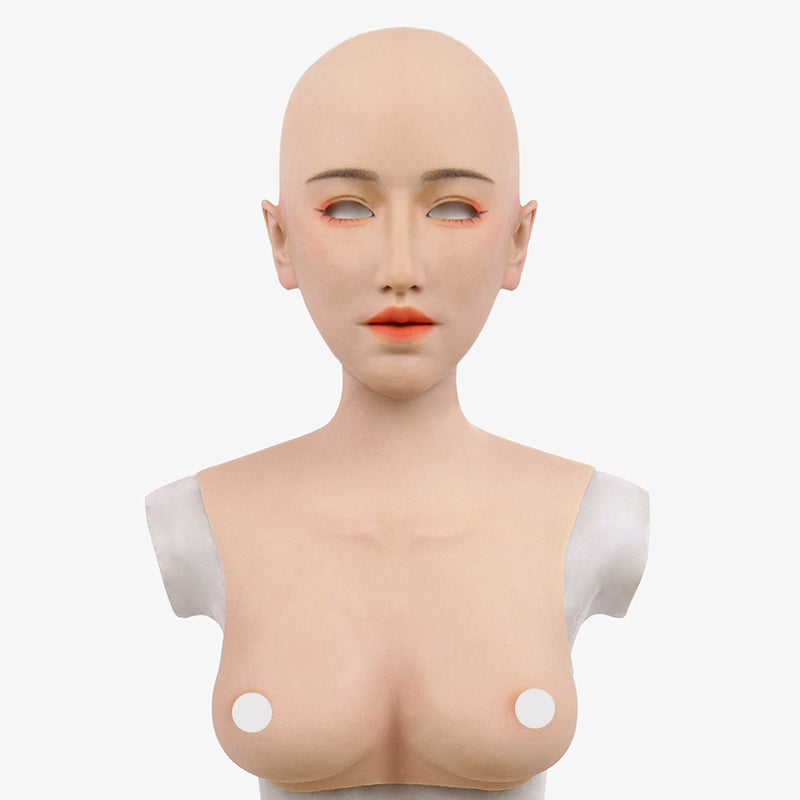 MoliFX | “Linglong” Taoyao Makeup | The Oriental Beauty Female Mask with Breasts C Cup X04C - InTheMask by Moli's