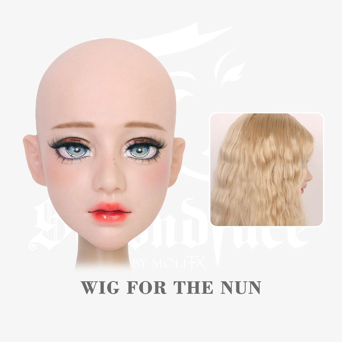 SecondFace by MoliFX | "The Nun" Silicone Female Mask F03 - InTheMask by Moli's