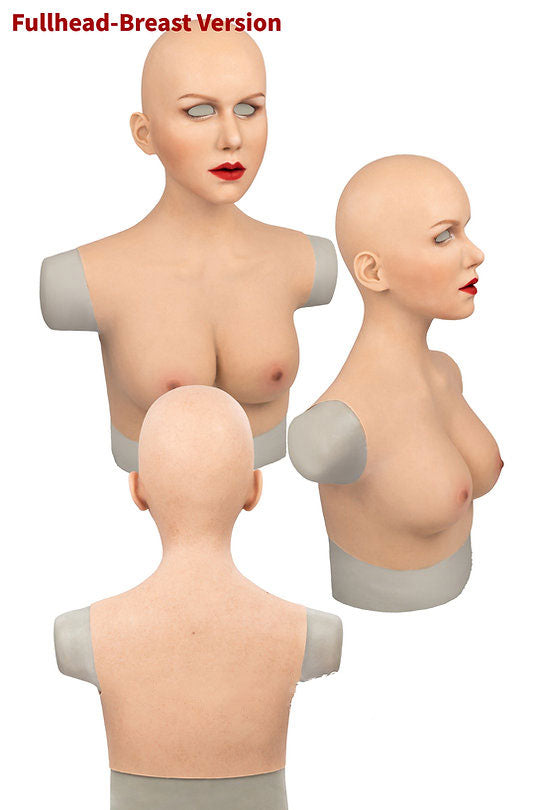 InTheMask by MOLIS DM05 Alison makeup silicone mask with realistic facial features and detailed skin texture.