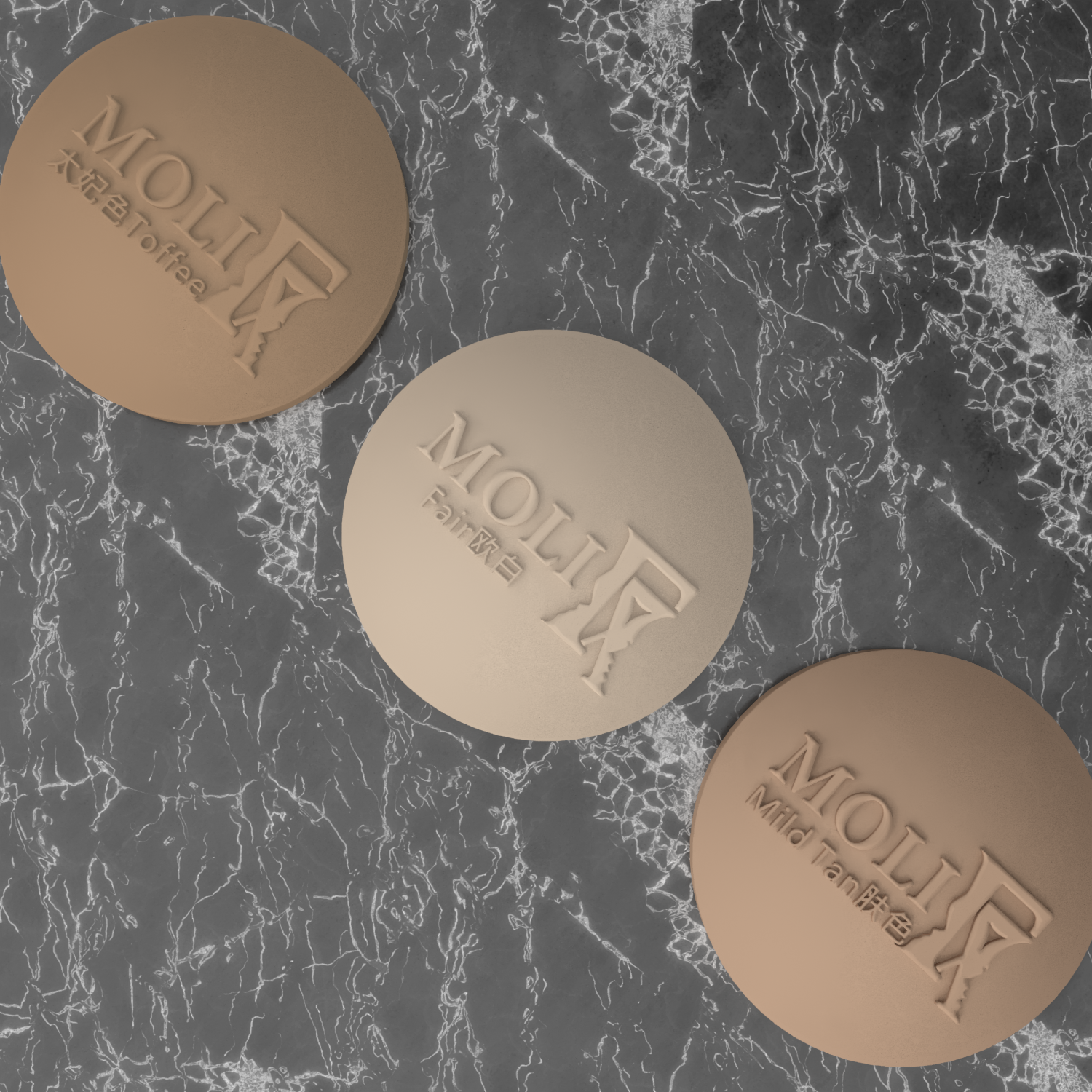 Silicone Color Samples of MoliFX Products