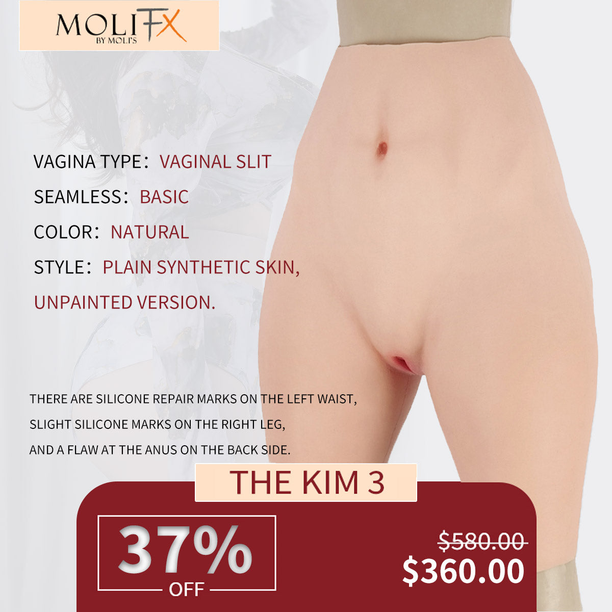 #5【Flash Sale 37%OFF】The Kim3 | The Ultimate Girdle Pant Kardashian Style by MoliFX XF01 - InTheMask by Moli's