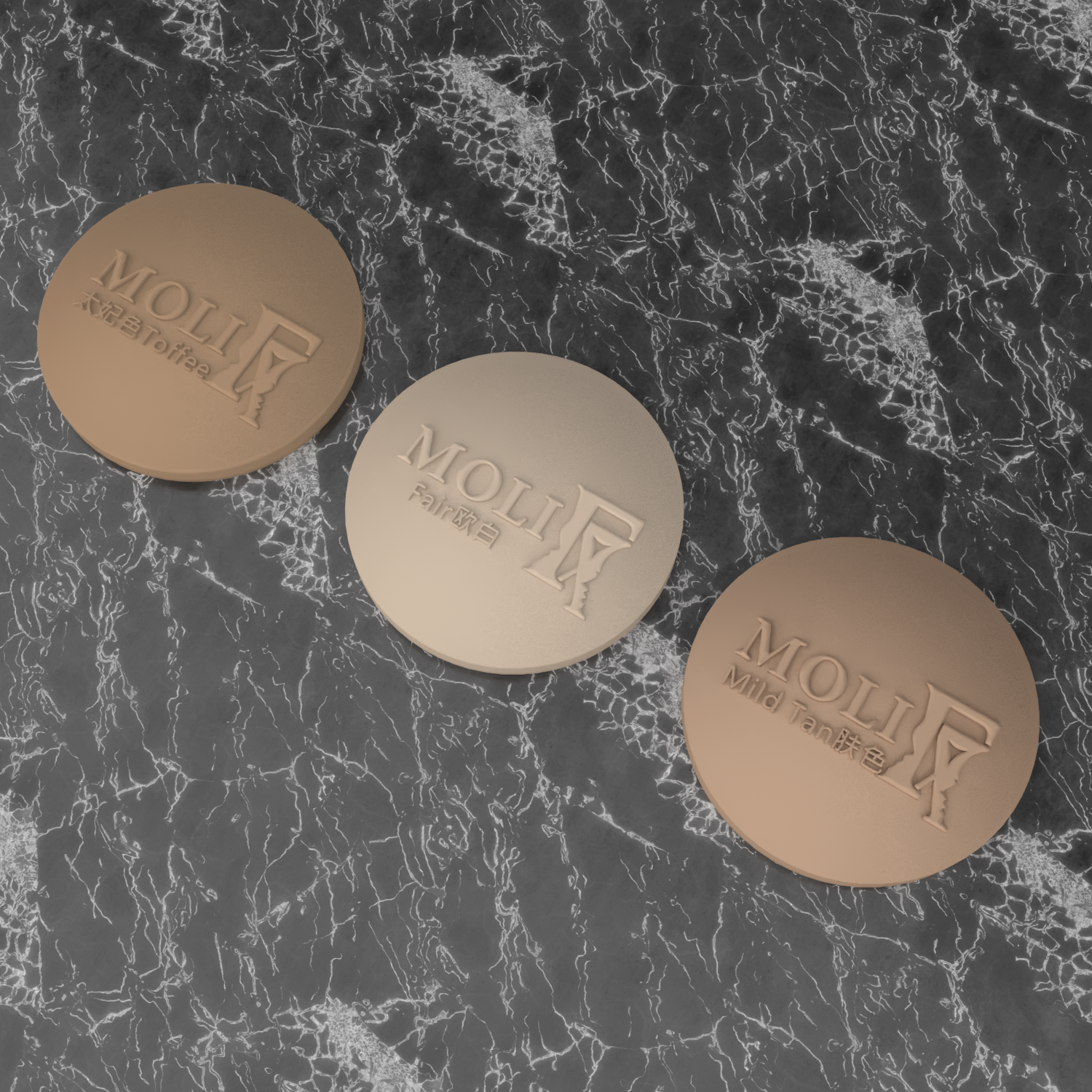 Silicone Color Samples of MoliFX Products