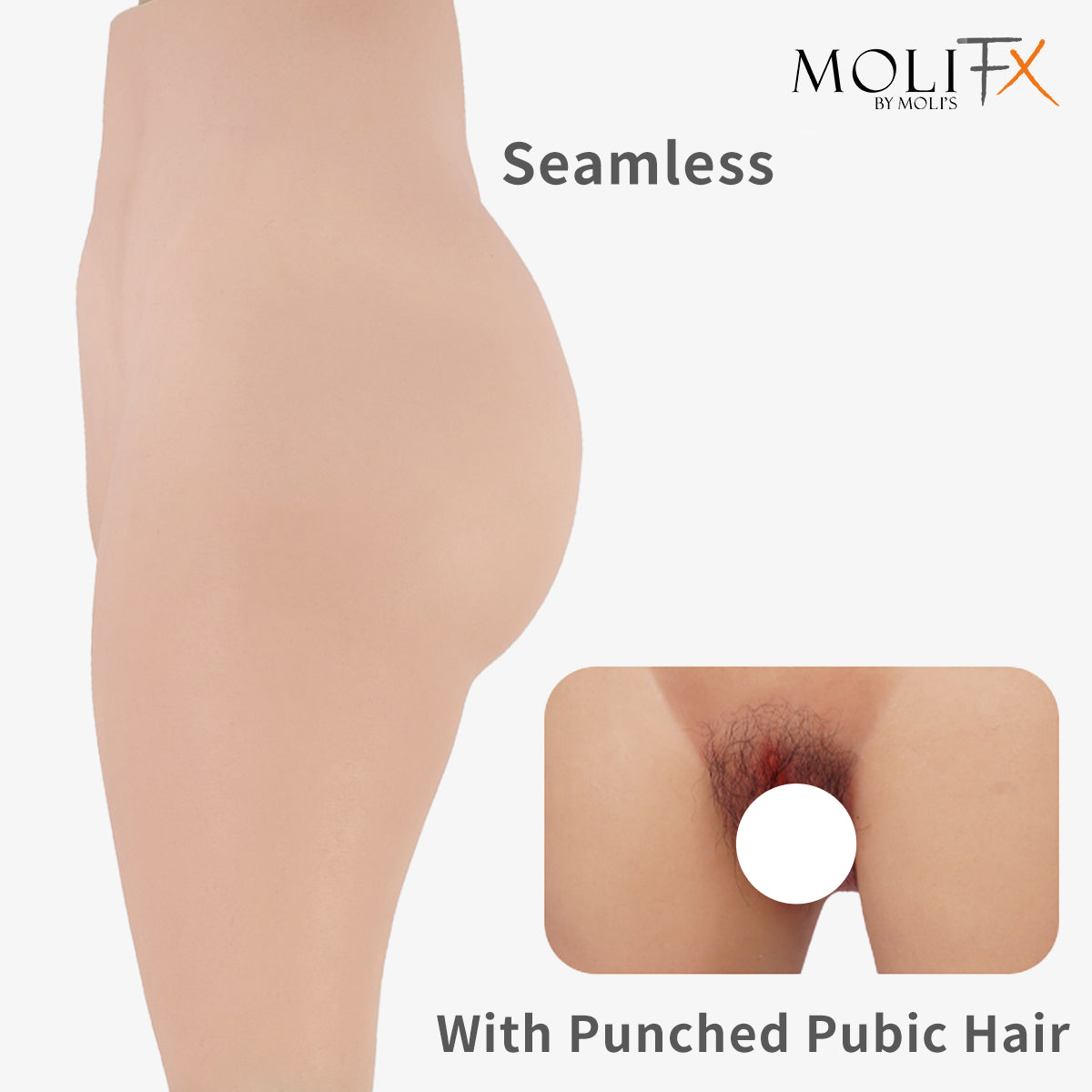 InTheMask MOLIS Kim4 XL silicone girdle pant with extreme hip and thigh enhancement, showcasing its sleek design and fit.