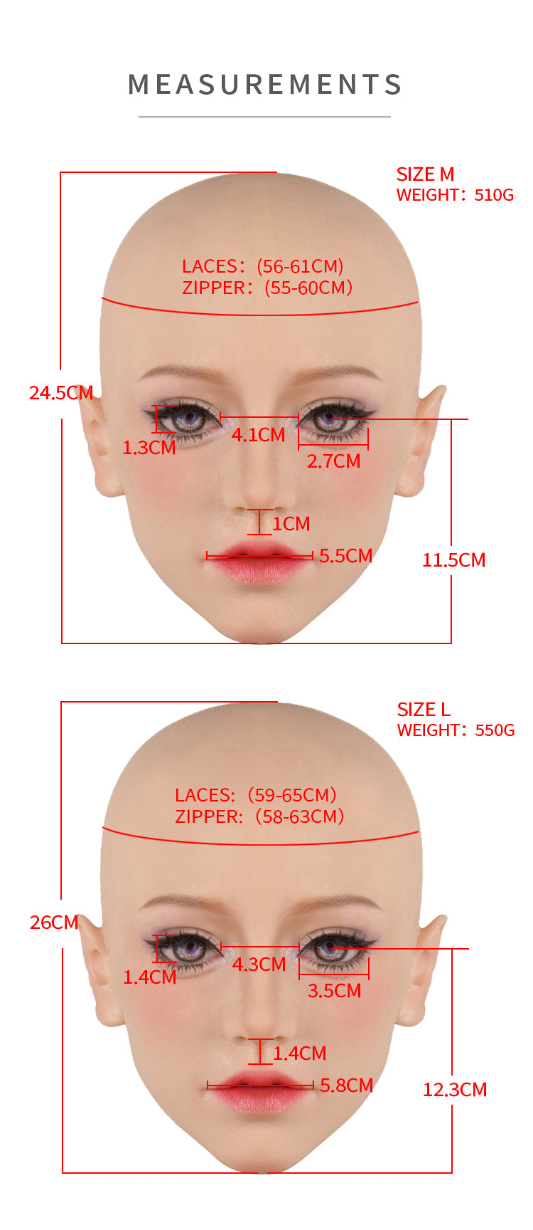 SecondFace by MoliFX | "Acedia The Sloth“ Special Makeup Female Mask by The 7 Deadly Sins F05S