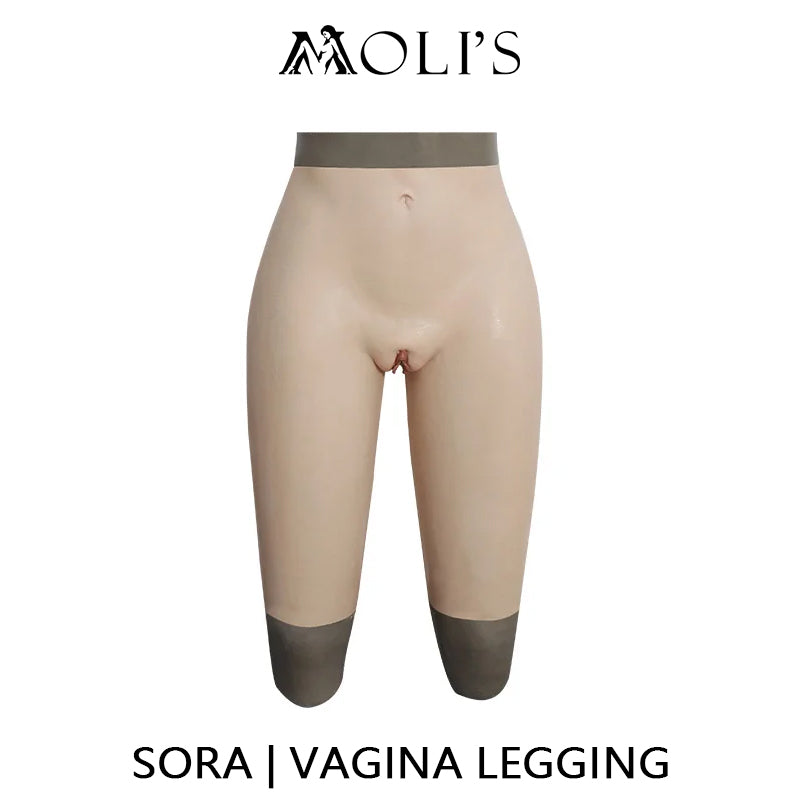 "Sora" Prosthetic Silicone Female Vagina Pant Penetable(Mid Length Version)
