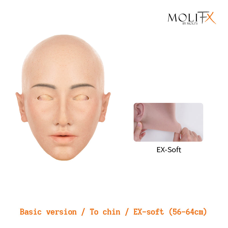 MoliFX | “Linglong” Ningzhi Makeup | The Oriental Beauty Female Mask with Breasts C Cup X04 - InTheMask by Moli's