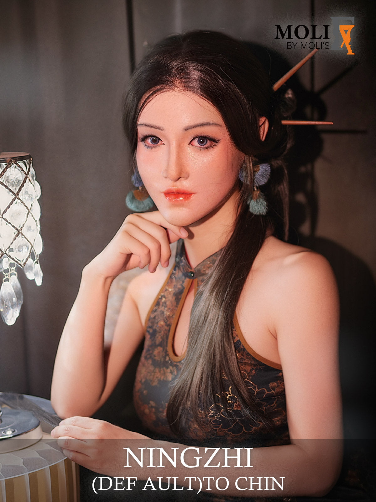 MoliFX | “Linglong” Ningzhi Makeup | The Oriental Beauty Female Mask with Breasts C Cup X04