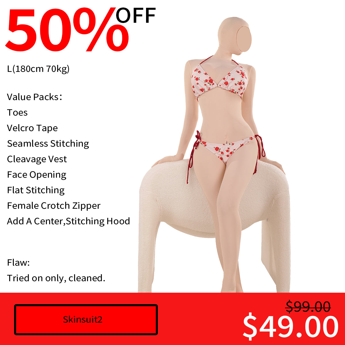 【Flash Sales 68%OFF】Multiple Full-Coverage Bodysuit Moli's Zentai