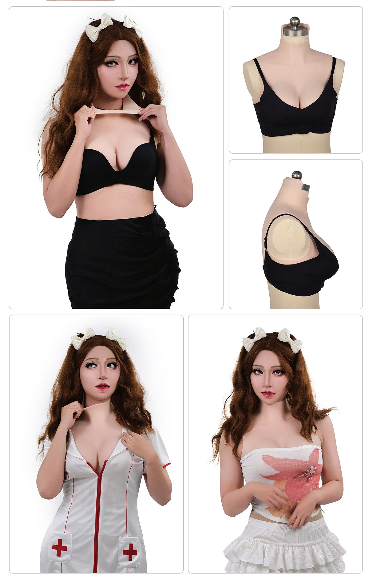 ZERO TOUCH 2 | C Cup Silicone Breastplate, Realistic MTF Breast Forms