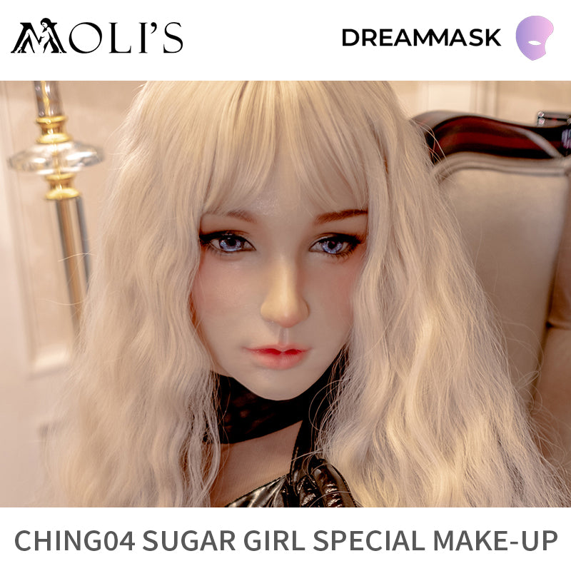 Ching04 The Silicone Female Mask Sugar Girl Special Make-up Mask Series