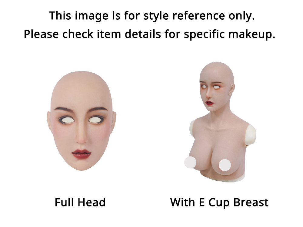 Silicone female mask from Doris | M26 by Inthemask by Moli's, showing realistic facial features and skin texture.