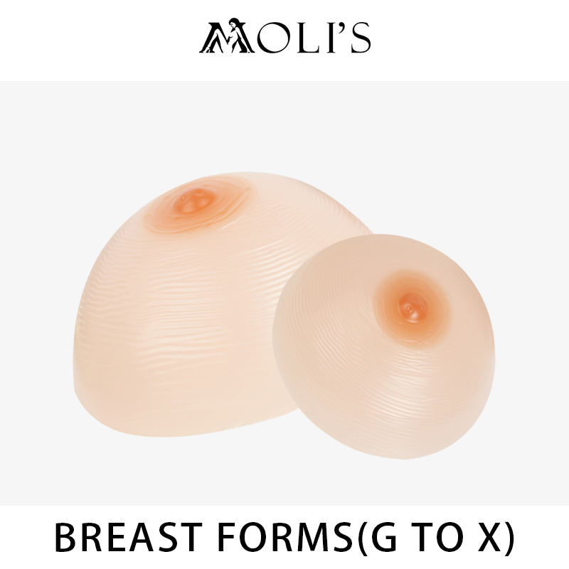 Silicone Breast Forms(Cup G-X) for Zentai Breast Implants(Cleavage Poc