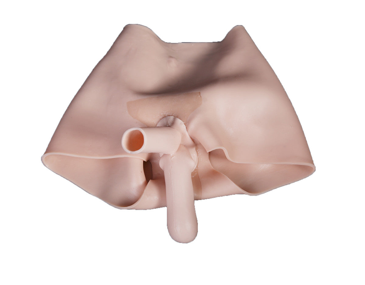 "Cheryl"Prosthetic Silicone Female Vagina Pant Penetrable with Tube - InTheMask by Moli's