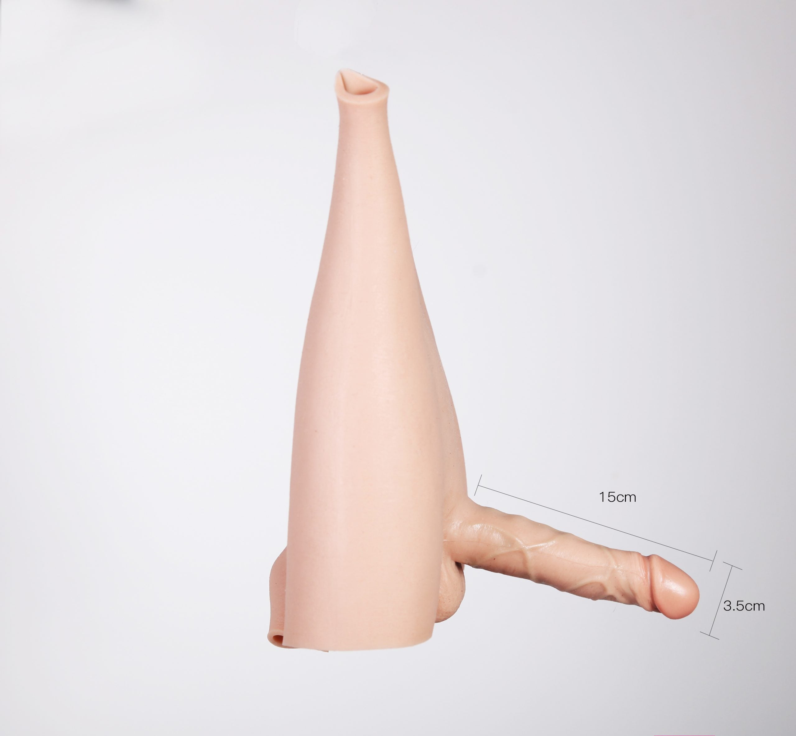 "David" Silicone Dildo Pant Female to Male Strap-on Realistic Dick - InTheMask by Moli's