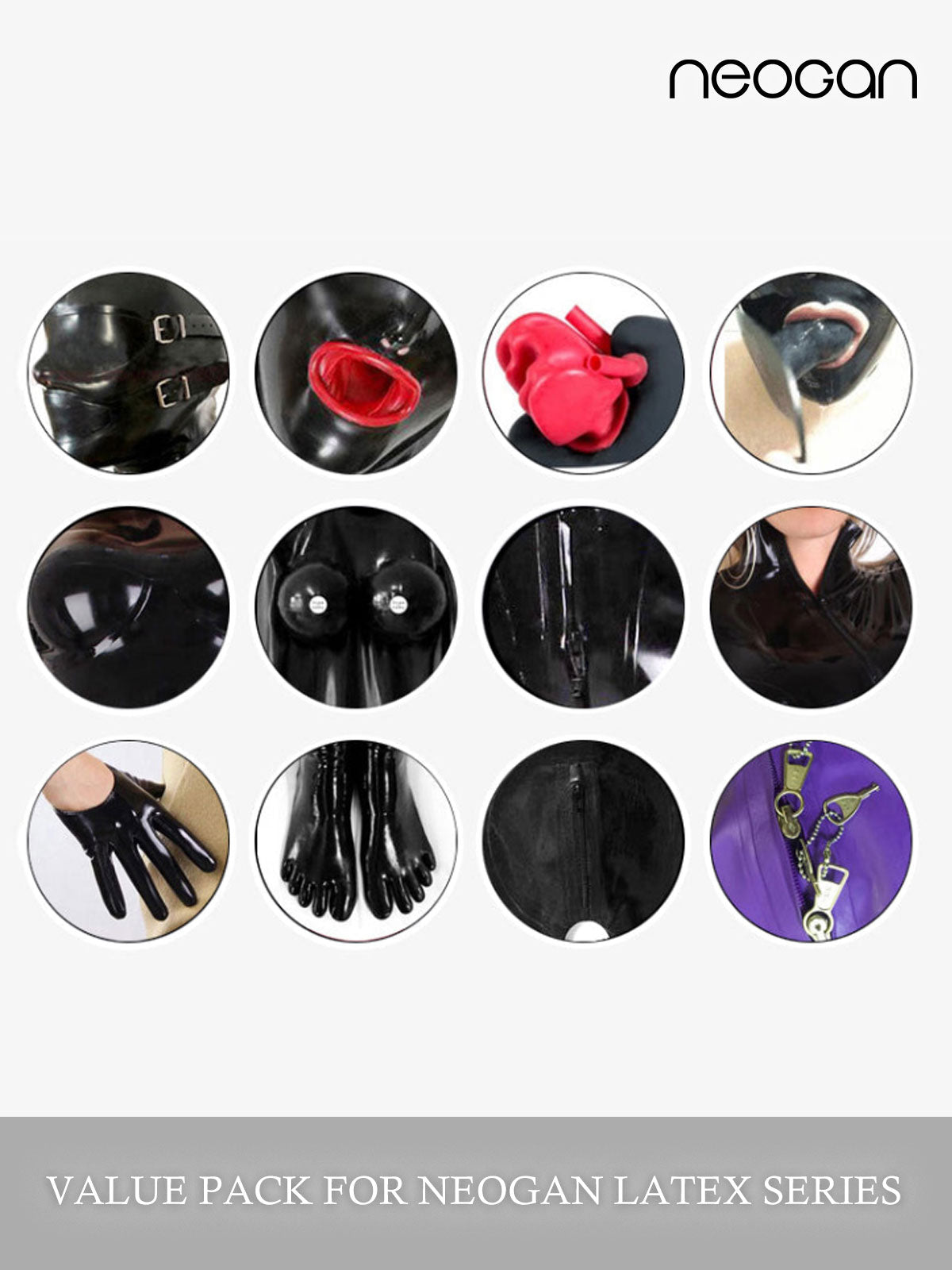 Value Pack for NEOGAN Latex Series(Only for Latex Suits) - InTheMask by Moli's