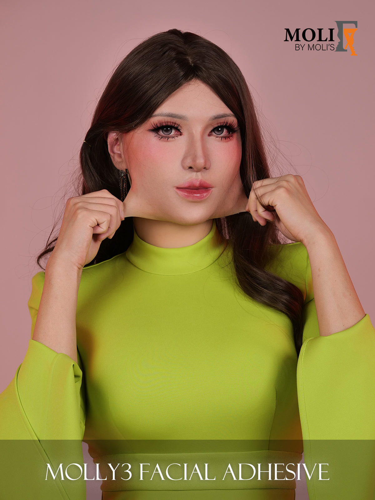 "Molly3 Facial" SFX-Level Silicone Female Mask by MoliFX | Mask of 2026