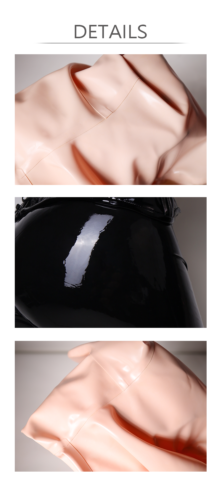 InTheMask by MOLIS NEOGAN NB10 100% custom fashion latex catsuit with back zipper, no feet, hands, or hood, sleek and form-fitting.