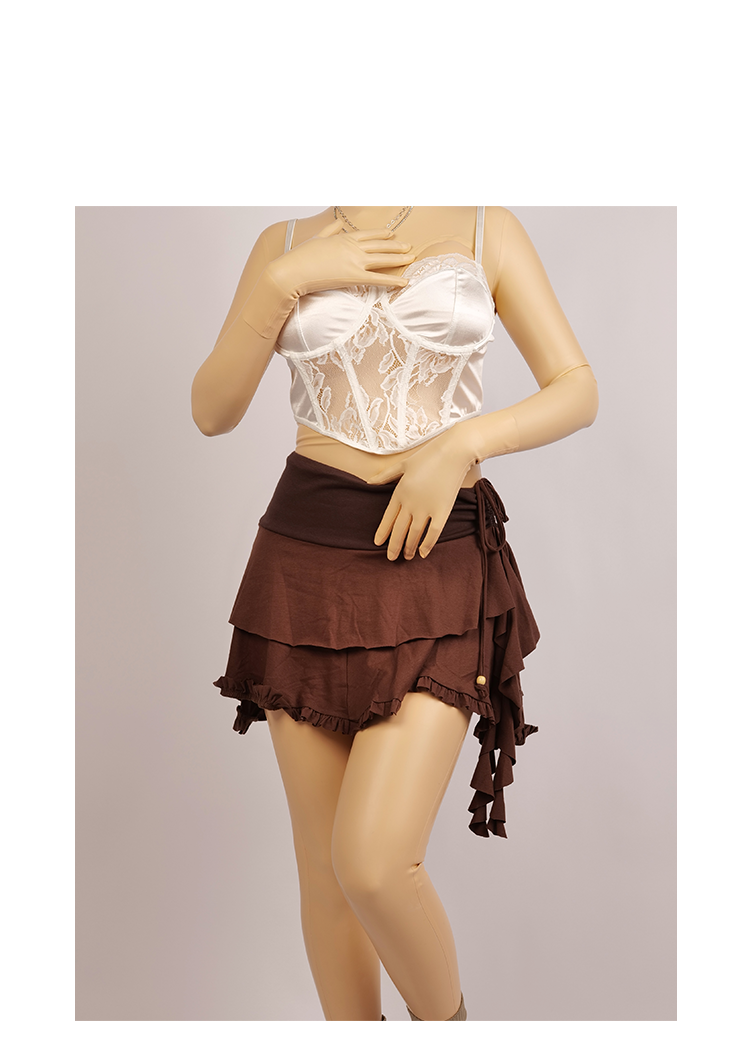 Inthemask by Moli's NEOGAN NN50 skin color latex bodysuit for kigurumi with back zipper, no feet, hands, or hood.