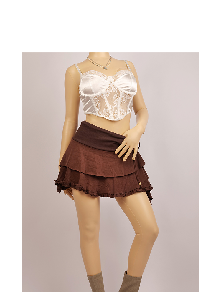 Inthemask by Moli's NEOGAN NN50 skin-colored latex bodysuit for kigurumi with back zipper, no feet, hands, or hood.