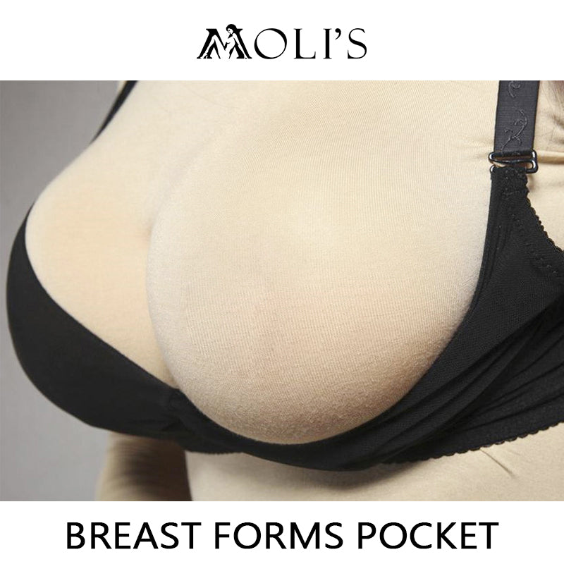 Cleavage Option for Moli's Zentai | Breast Forms Excluded - InTheMask by Moli's