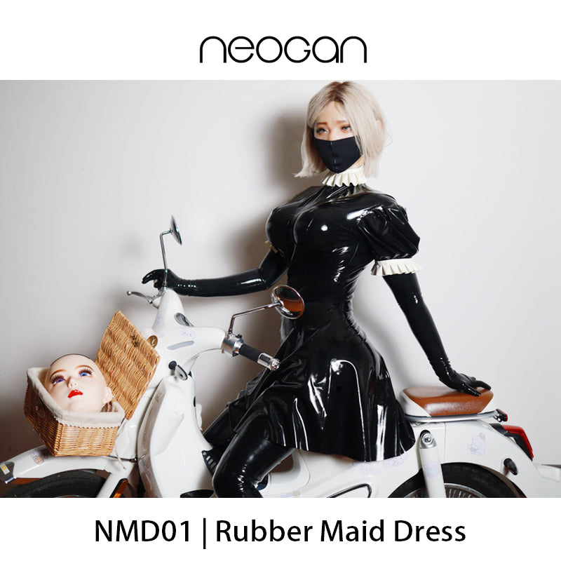 NEOGAN NMD01 | Custom Latex Rubber Maid Dress - InTheMask by Moli's